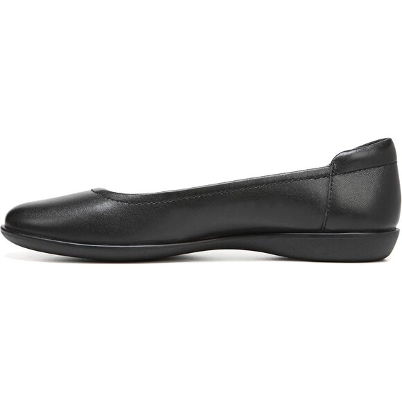 Naturalizer Women's Black Closed Rounded Toe Slip on Flexy Ballet Flat Shoes - Picture 9 of 9